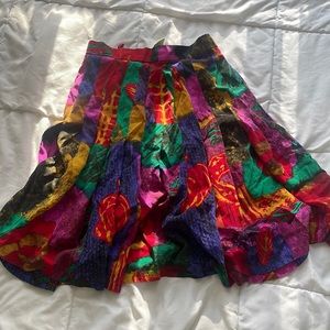 Vintage Print Skirt